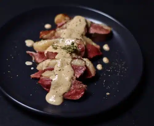 Magret de canard au poivre vert 2 Magret de canard au poivre vert