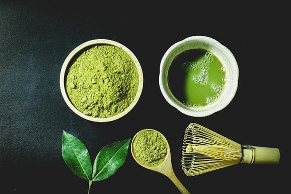 poudre de thé matcha
