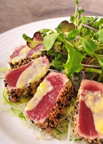 tataki de thon au sésame
