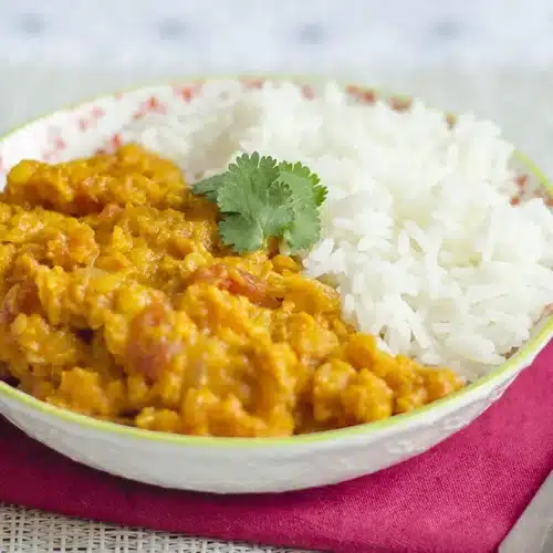 Dhal de lentilles corail