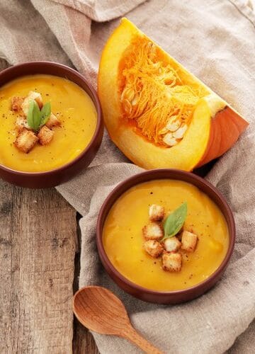 Velouté de potiron aux 4 épices