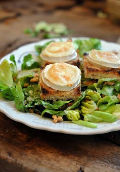 Salade de chèvre chaud Salade de chèvre chaud