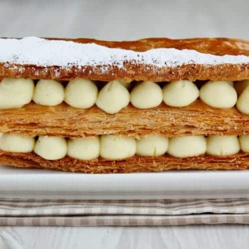 Mille feuille à la vanille