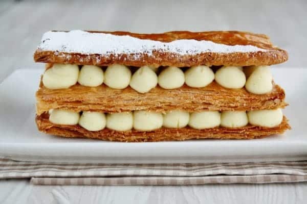 Mille feuille à la vanille