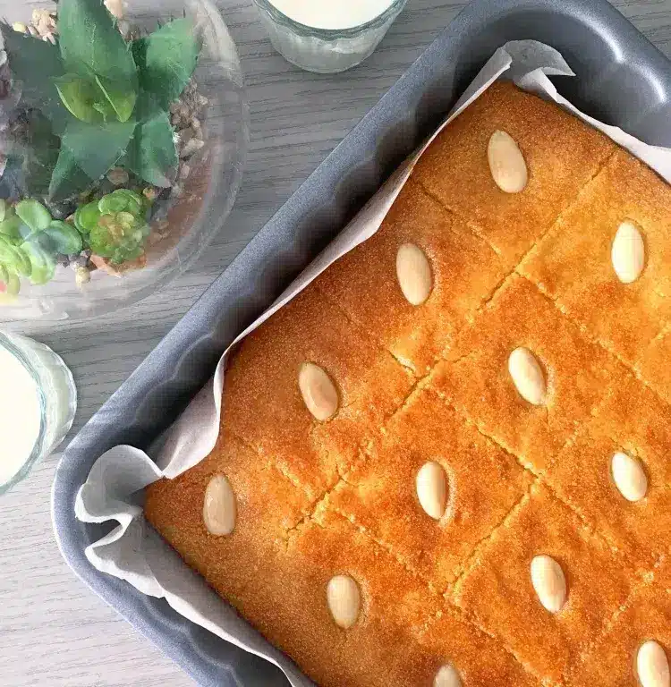 Basboussa aux amandes