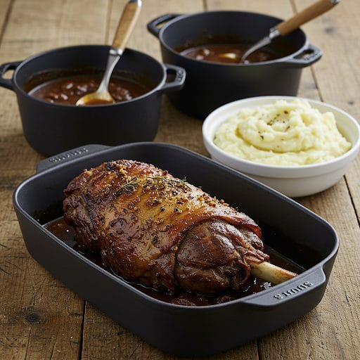 épaule d'agneau confite