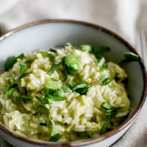 risotto à l'ail des ours