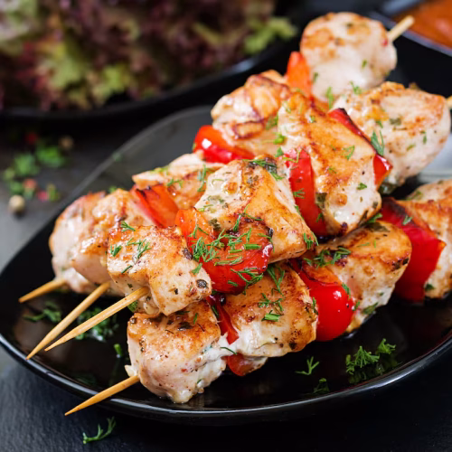 brochettes de poulet