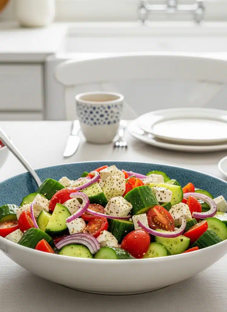 Salade de concombre à la grecque