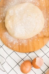 zoom sur la pâte sablée