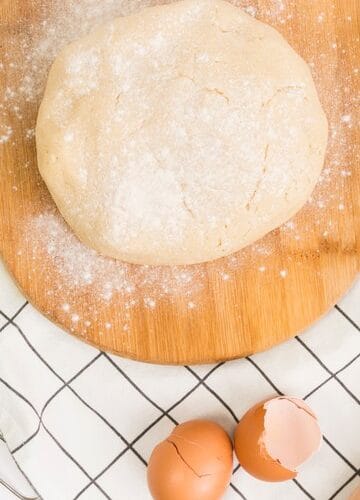 zoom sur la pâte sablée