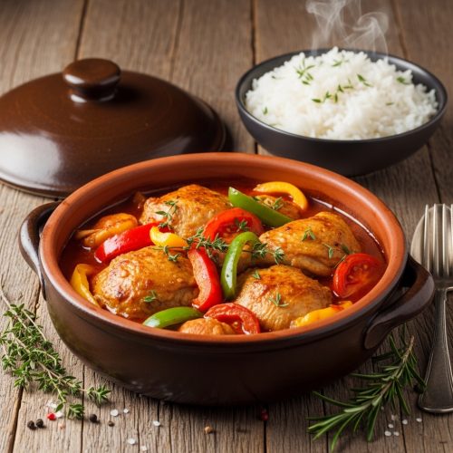 Poulet basquaise