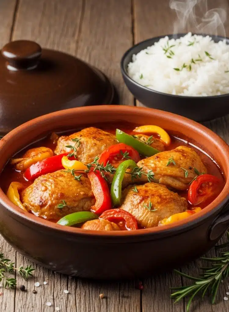 Poulet basquaise