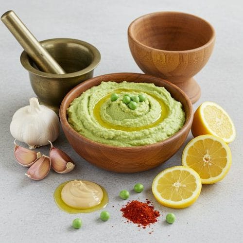 houmous de petit pois