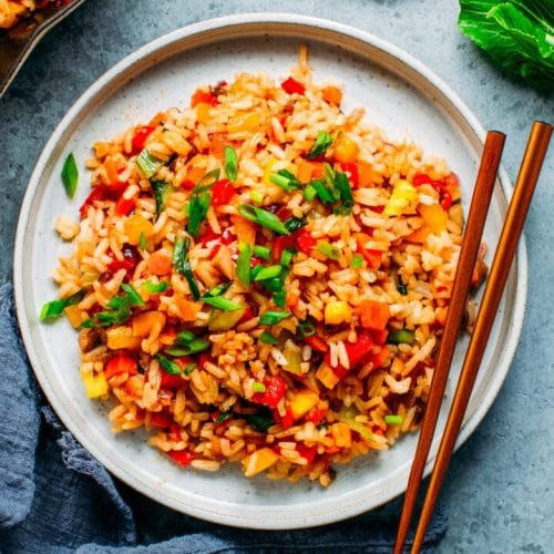 Riz frit à la thaï