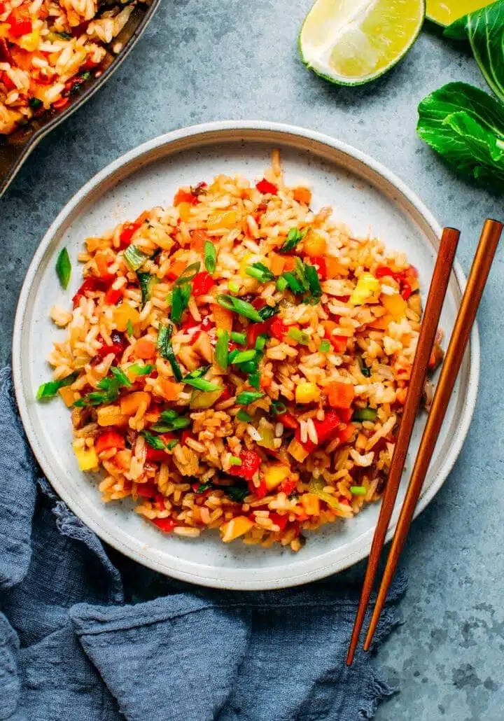 Riz frit à la thaï
