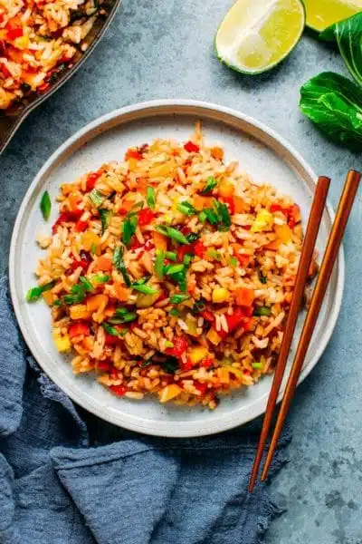 Riz frit à la thaï 1 Riz frit à la thaï