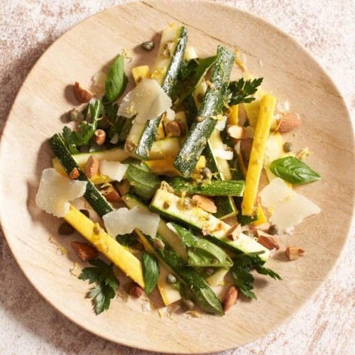 Salade aux courgettes au cumin