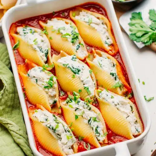 Conchiglioni farcis à la ricotta