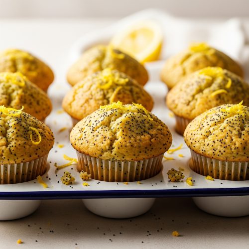 muffins au citron au pavot