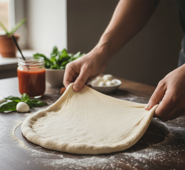 pâte à pizza abaissée pâte à pizza abaissée