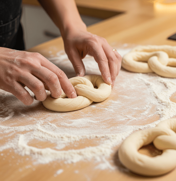 Le bretzel alsacien traditionnel