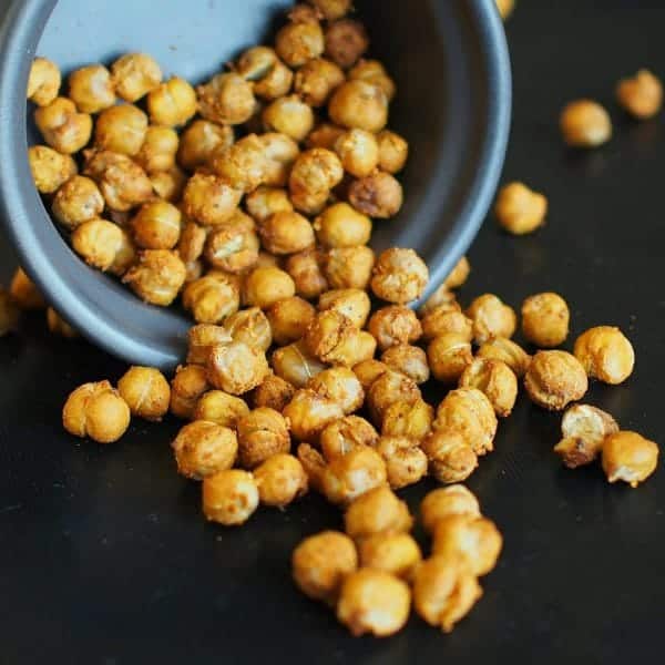 Pois chiches grillés aux épices Pois chiches grillés aux épices