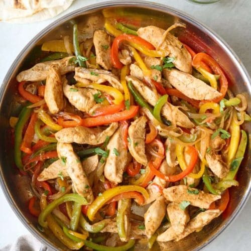 Fajitas au poulet