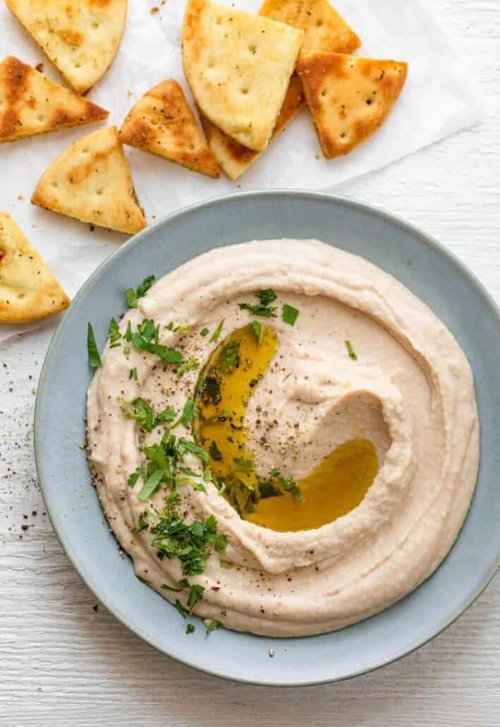 Houmous aux cocos blancs