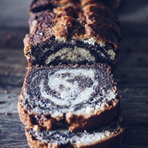 Cake marbré au chocolat