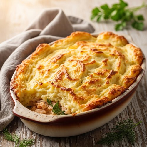 Parmentier de saumon