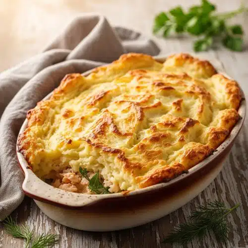 Parmentier de saumon 1 Parmentier de saumon