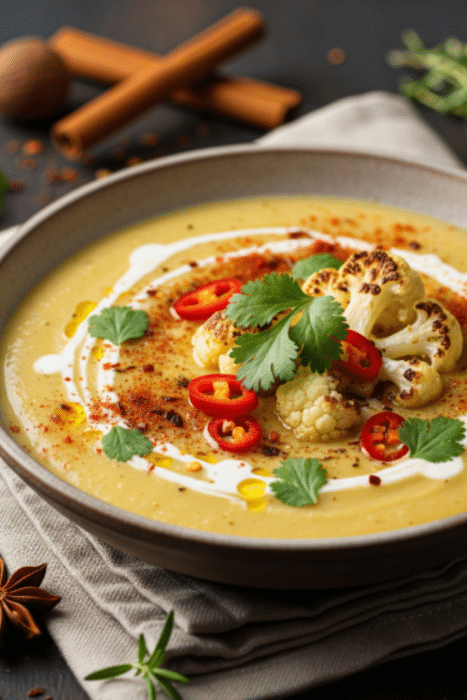 velouté de chou fleur aux épices