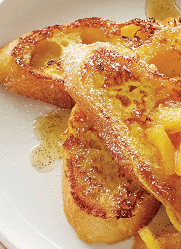 Pain perdu à l'ananas et vanille de Madagascar