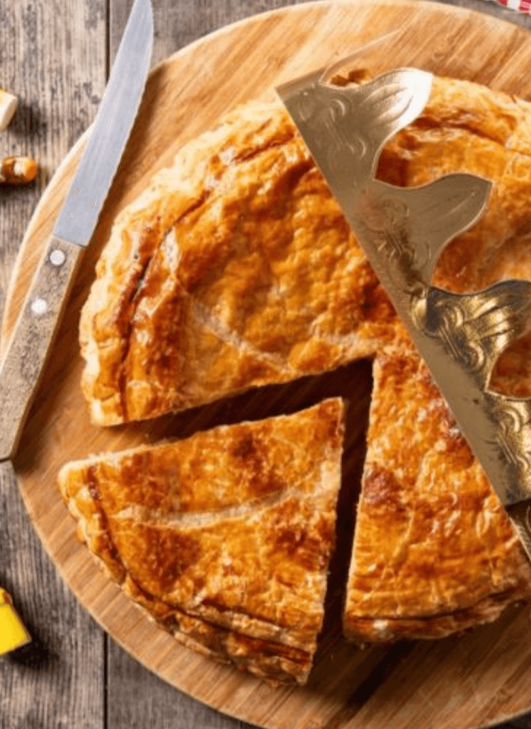 Galette des rois à la banane et chocolat