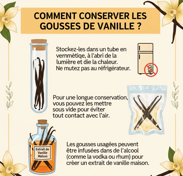 Comment conserver les gousses de vanille ? comment conserver les gousses de vanille