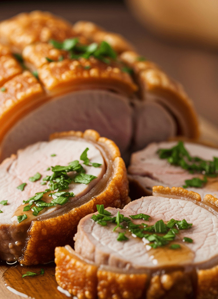 échine de porc croustillante