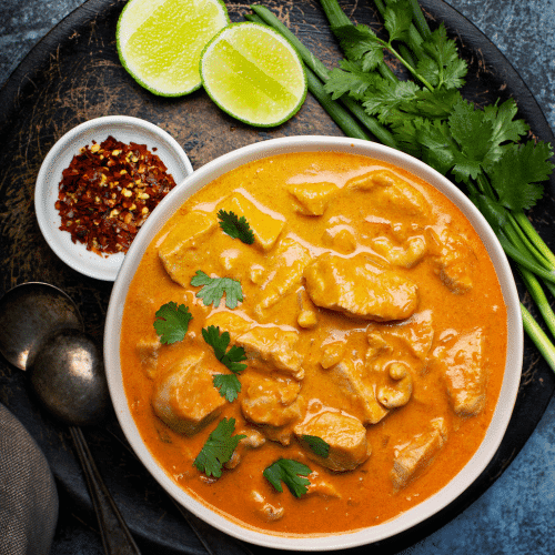 Curry de volaille aux noix de cajou