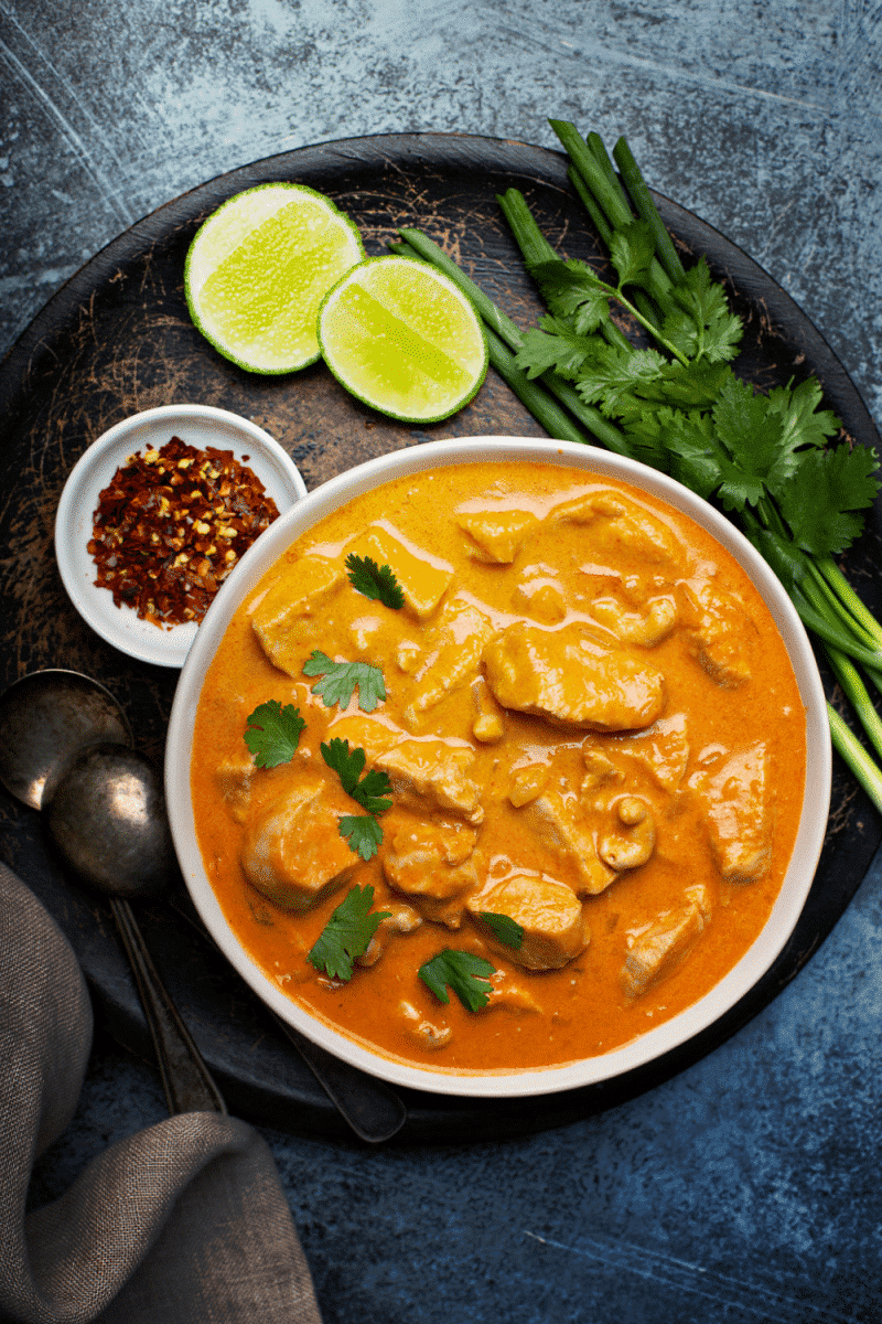 Curry de volaille aux noix de cajou