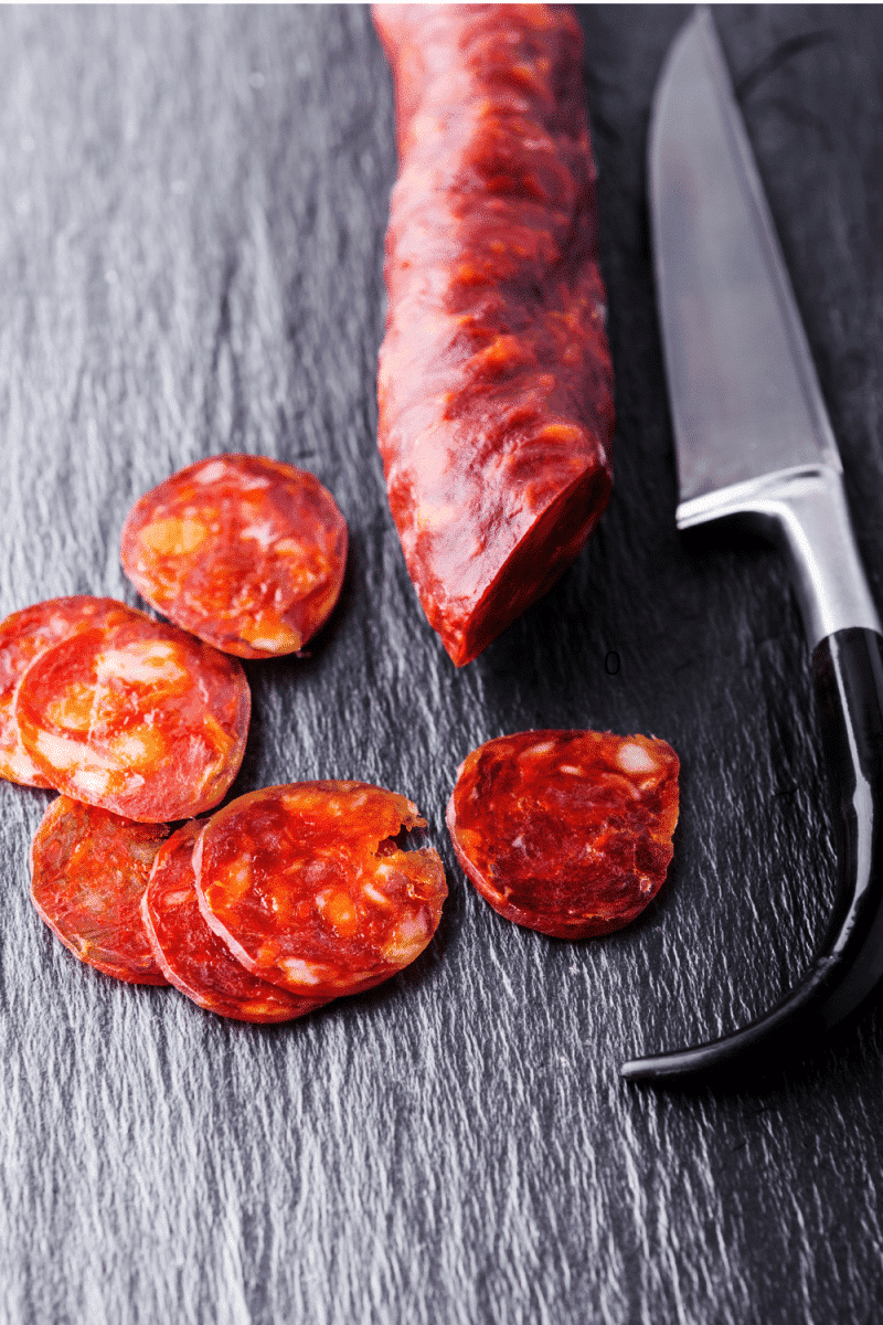 Dos de cabillaud en croûte de chorizo 2 chorizo