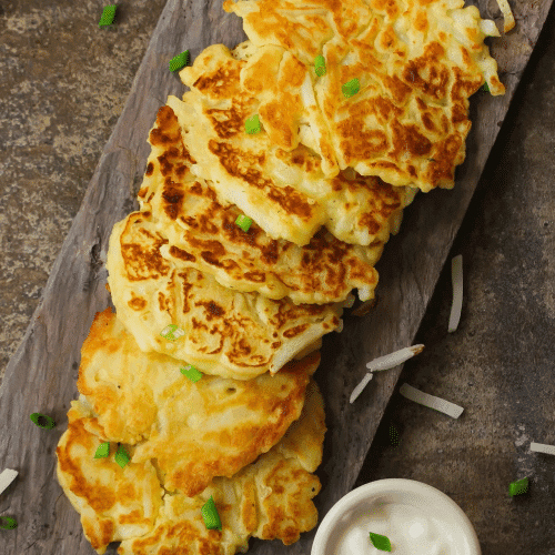 Galettes de pommes de terre aux herbes