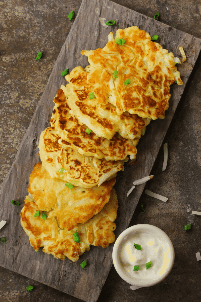 Galettes de pommes de terre aux herbes Galettes de pommes de terre aux herbes