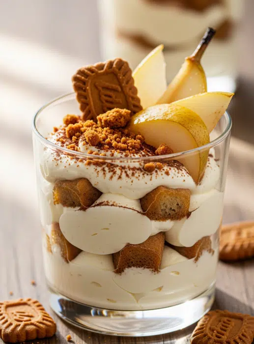 Mes photos 19 Tiramisu aux poires et spéculoos