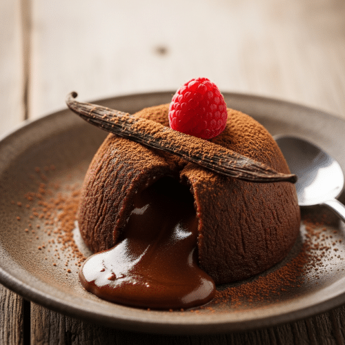 Fondant au chocolat et fève tonka