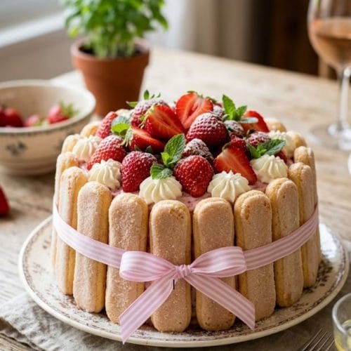 charlotte aux fraises
