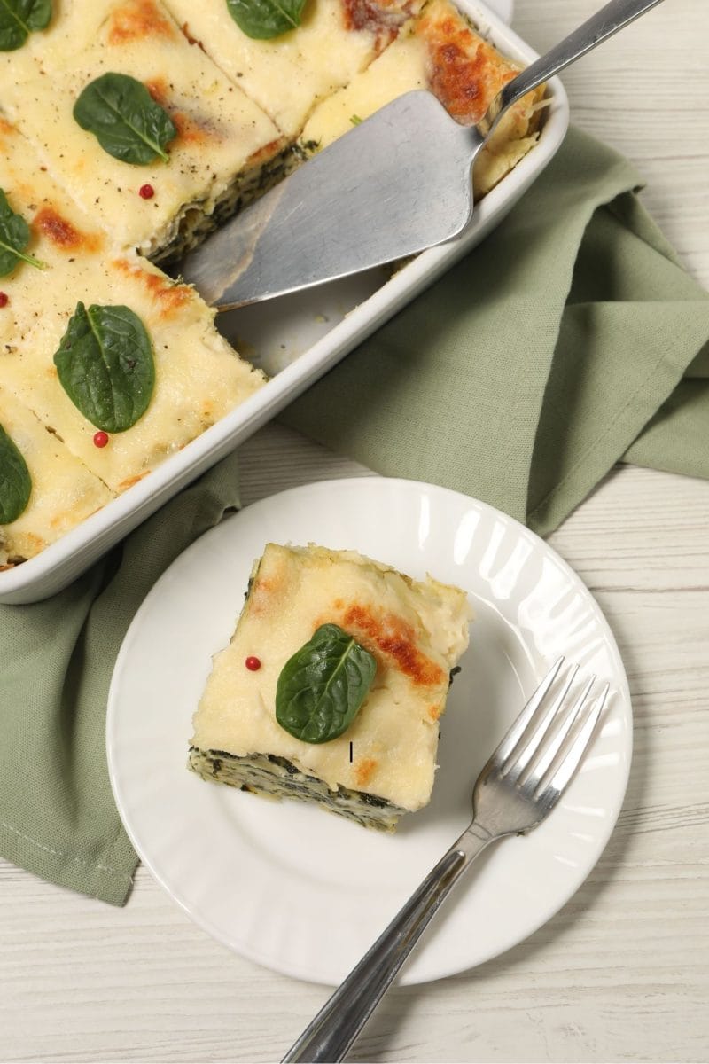lasagnes aux épinards et chèvre lasagnes aux épinards et chèvre