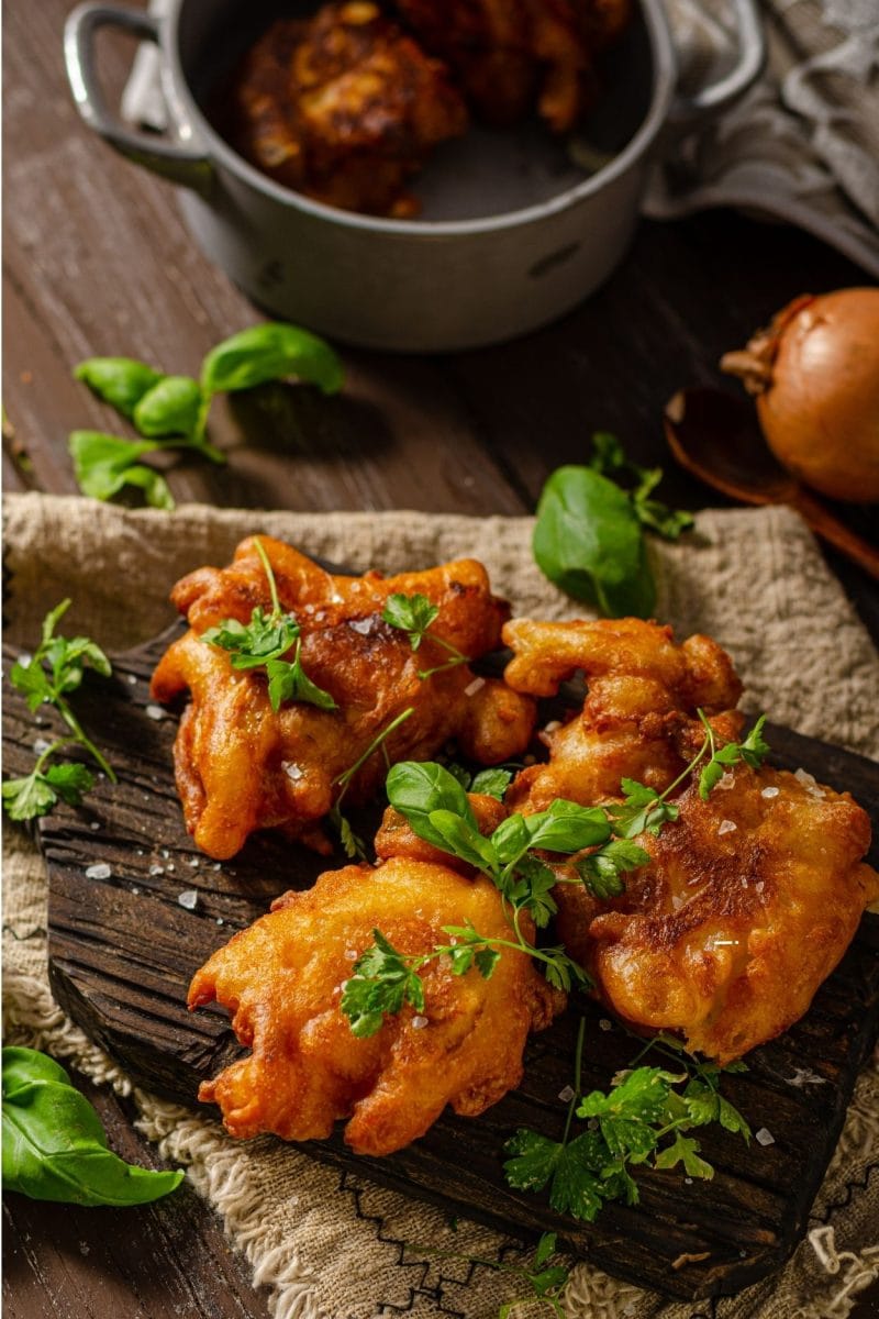 farine de pois chiches pakoras aux légumes