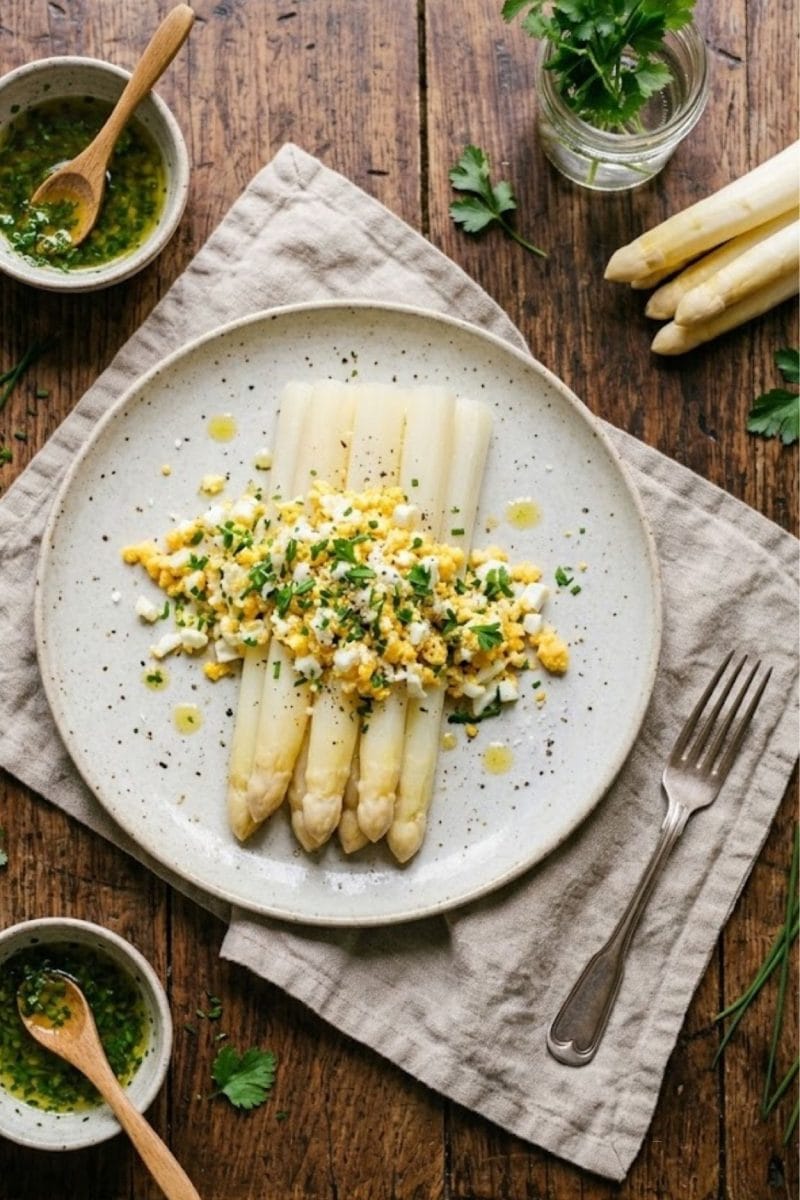 asperges blanches oeuf mimosa asperges blanches oeuf mimosa