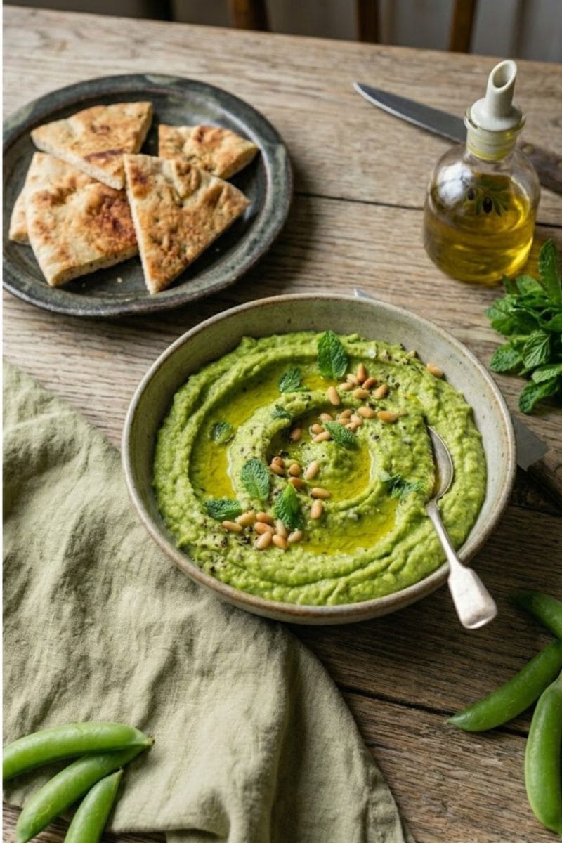 houmous de petits pois