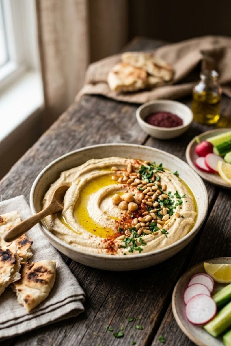 Houmous de pois chiches Houmous de pois chiches